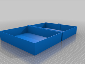 özelleştirilmiş menteşeli Kutu mandal parametrik yazdırılabilir parça 3d print model - Mito3D