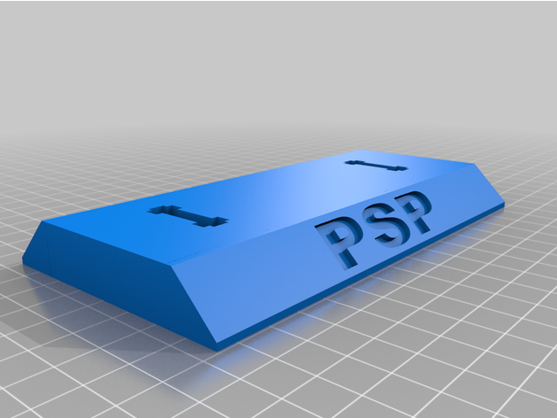 Sony psp Görüntüle ayakta durmak oyun istasyonu taşınabilir gösteri standı 3D print model - Mito3D
