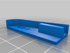 laminate floor bindings ends - profile 40x14 3d print model - Mito3D