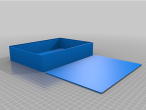 personnalisé paramétrique arrondi glissement boîte 3d print model - Mito3D