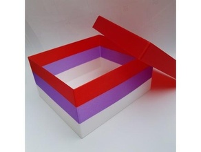 Geschenk Box Deckel Abtbymath einfach drucken Kinder Lager Spielzeuge 3d print model - Mito3D