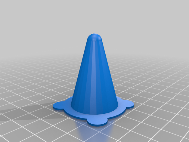 traffic cone 3D print model - Mito3D