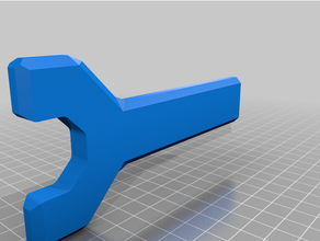 clé articuler bras bouton 3d print model - Mito3D