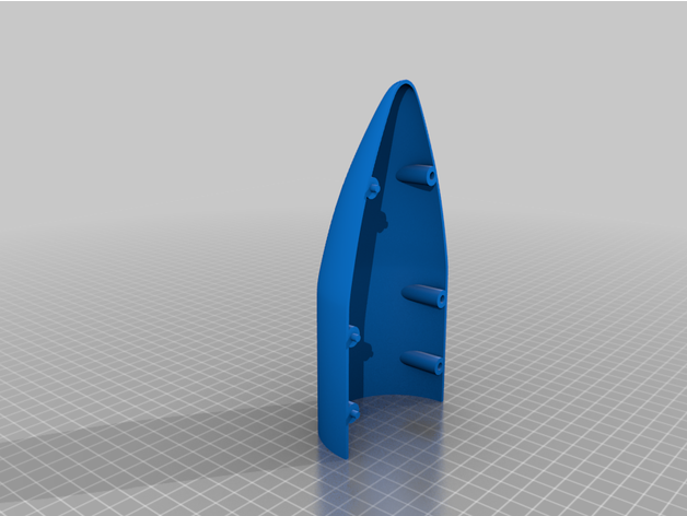 carga útil carenagem 74mm elétron modelo foguete foguetes laboratório 3D print model - Mito3D