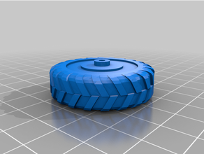 tractor wheels 3d print model - Mito3D