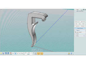 grab handle 3d print model - Mito3D