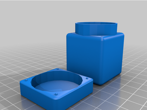 square half-dollar tube coins coin collecting container 3d print model - Mito3D