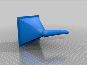 angled funnel generator 3d print model - Mito3D