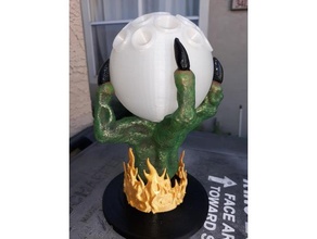 dragon claw bowl holder 3d print model - Mito3D