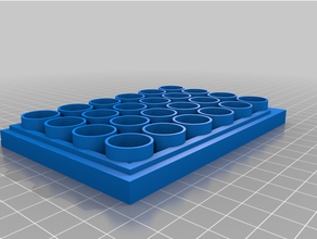 24 platos plato microbiología 3d print model - Mito3D