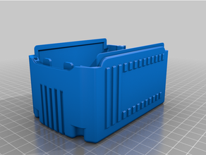 dewalt xr battery case 18650 3d print model - Mito3D