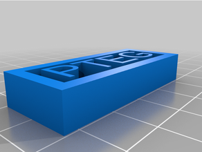 Panneau pteg angepasst 3d print model - Mito3D