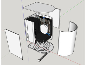 mini itx caso funda miniitx nas 3d print model - Mito3D