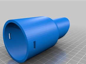 henry hoover hose connector 3d print model - Mito3D