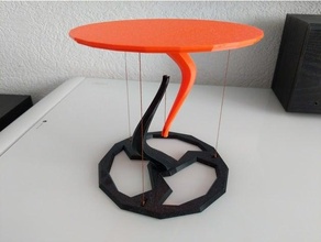 impossible table tech gift tensegrity 3d print model - Mito3D