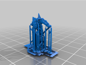 flokir crossbow bigger supports sculpture 3d print model - Mito3D