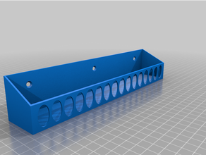 customized nail polish rack - customisable 3d print model - Mito3D
