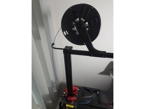 creality cr10s pro spool holder bearing cr 10s filament 3d print model - Mito3D