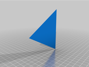 equilateral triangle 3d print model - Mito3D