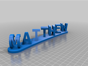 Matthieu argile jr personnalisé 3d print model - Mito3D