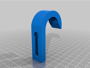 wall hook command strip 3d print model - Mito3D