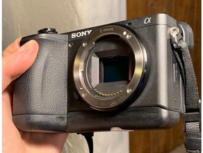 sony a6600 grip extension 3d print model - Mito3D