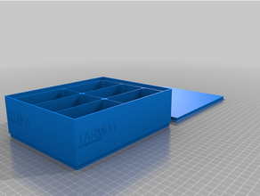 tarmo4 spare parts box optional lid customized 3d print model - Mito3D