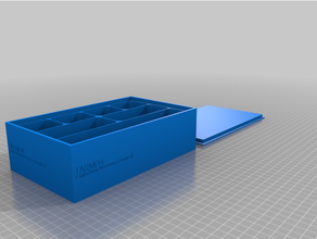 tarmo4 tray box optional lid customized 3d print model - Mito3D