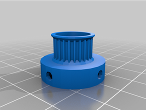 customized gt2 gear pulley idler 3d print model - Mito3D