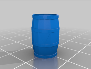 d barril 3d print model - Mito3D