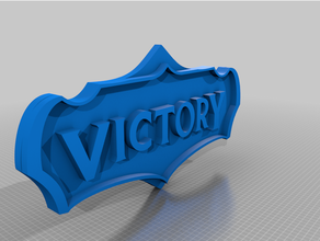 league legends victory symbol keychain leagueoflegends lol video game games 3d print model - Mito3D