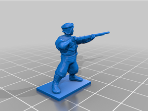 middle renaissance - imperial roman light arquebusiers 20mm 25mm arquebus fantasy infantry medieval tabletop gaming wargaming 3d print model - Mito3D