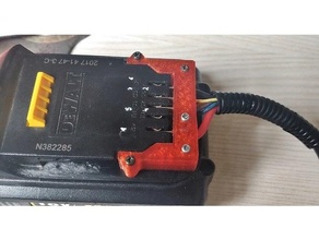 Dewalt 18v Batterie Laden Adapter 3d print model - Mito3D