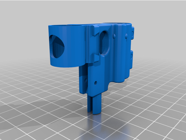 airsoft primavera svd corto gas bloquear Dragunov 3D print model - Mito3D