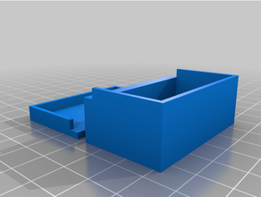 özelleştirilmiş snap hinge tasarım Kutu demo 3d print model - Mito3D