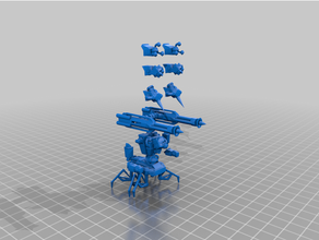 myrmidae automi dow admech esplose 30k 40k buio mech meccanico reliquia 3d print model - Mito3D