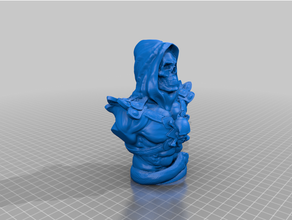 masters universe skeletor bust mastersoftheuniverse 3d print model - Mito3D