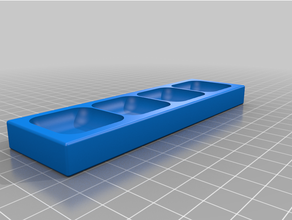 screw tray box 4 1 7mm height enclosed magnets customized 3d print model - Mito3D