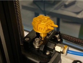 ender-3 pro laser turret extruder knob ender 3 3d print model - Mito3D