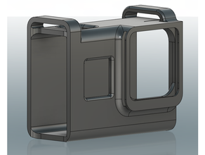 gopro hero 8 case jello guard slot & strap loops loop filter tbs 3d print model - Mito3D