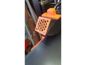anycubic i3 mega hotend fan grill 3d print model - Mito3D