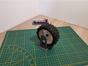 rc roda balanceador máquina equilíbrio 3d print model - Mito3D