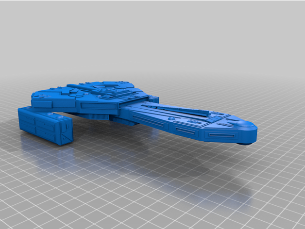 pirate space ship - fixed pirates sci-fi science fiction scifi spaceship starship 3D print model - Mito3D