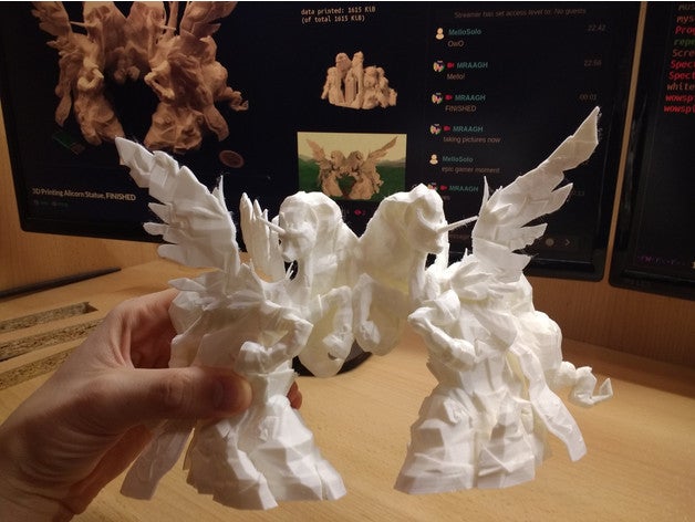 leggende EQUESTRIA alicorno statua mio piccolo pony pegasus unicorno 3D print model - Mito3D
