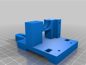 hypercube extruder mount bl touch 3d print model - Mito3D