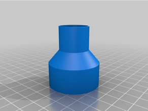 customized simple pipe reducer -9 3d print model - Mito3D