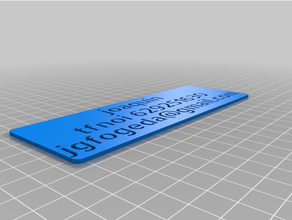 özelleştirilmiş tof'lar özel şablon parametrik 3d print model - Mito3D