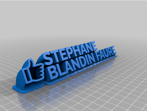 myname-sbf customized 3d print model - Mito3D