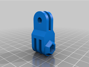 customized gopro adapter3 3d print model - Mito3D