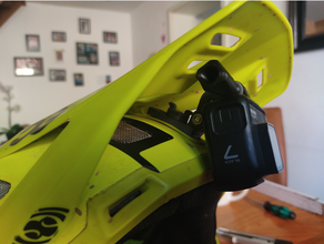 gopro mount fullface helmet downhill enduro mountenbike 3d print model - Mito3D